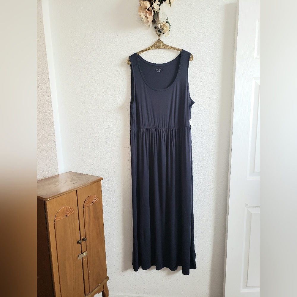 Nwt Amazon Essentials Women's Tank Waisted Maxi Dress
